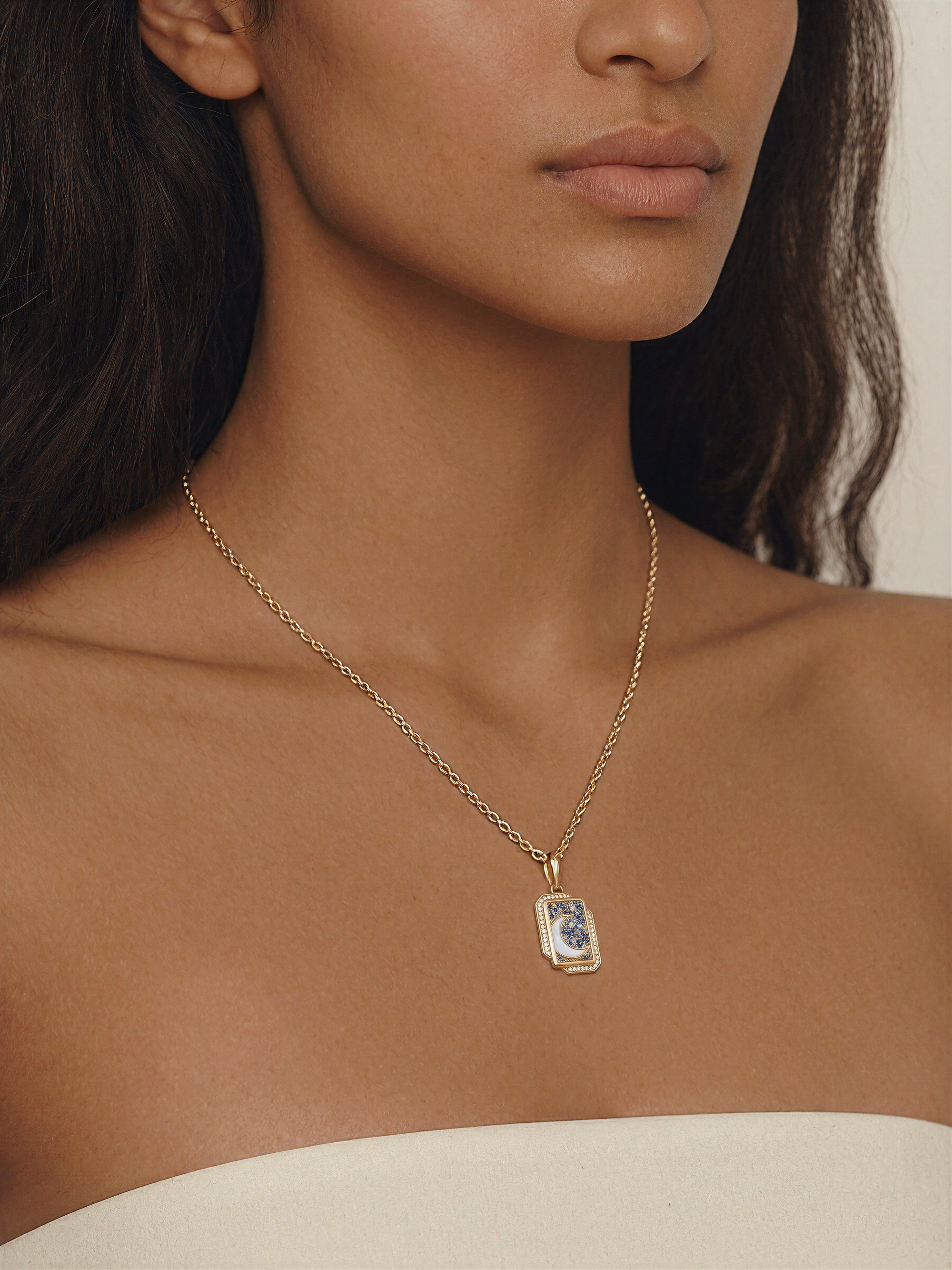 Midnight Moon Necklace