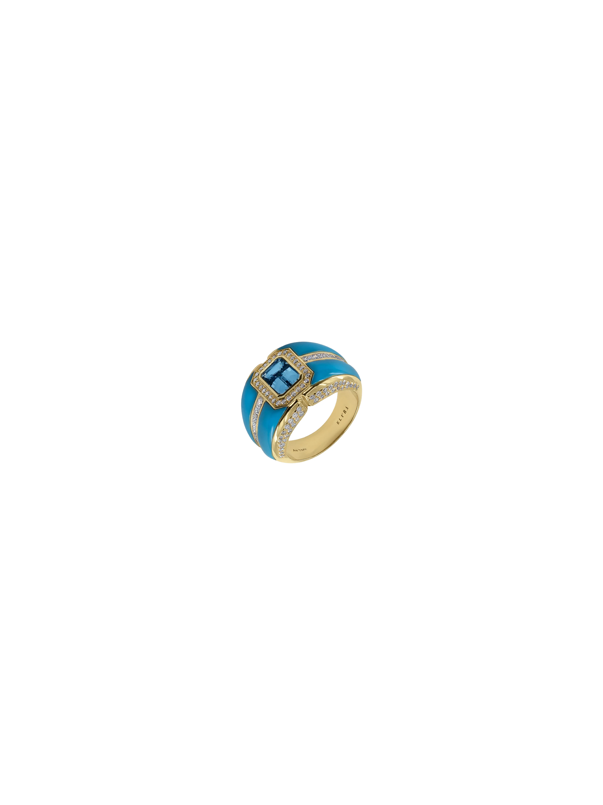 Celestial Gem Ring - Aquamarine & Turquoise