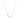 ELURA crescent diamond necklace — fifteen floating diamonds in a curve, 18k white gold