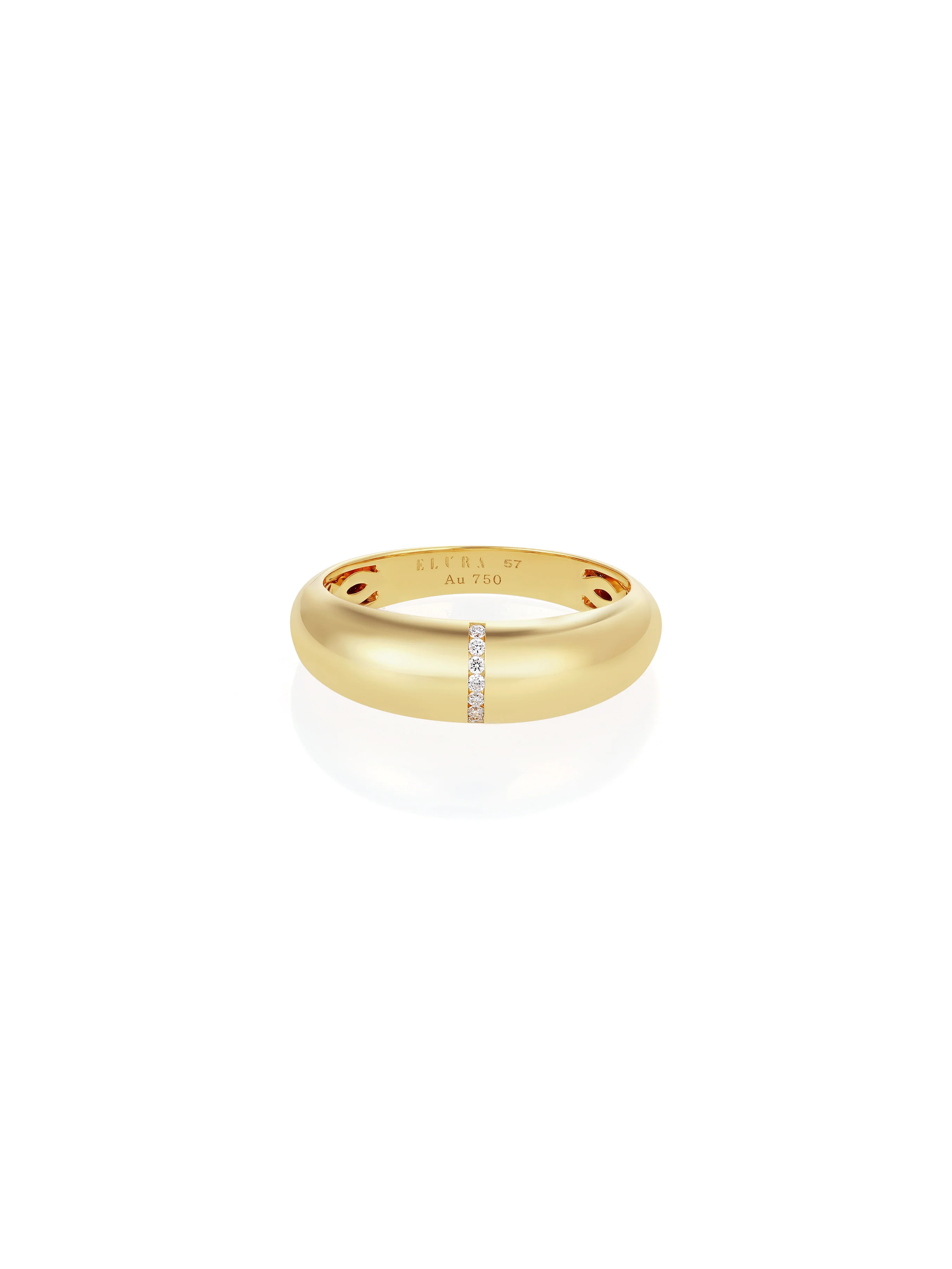 Line Dome Ring