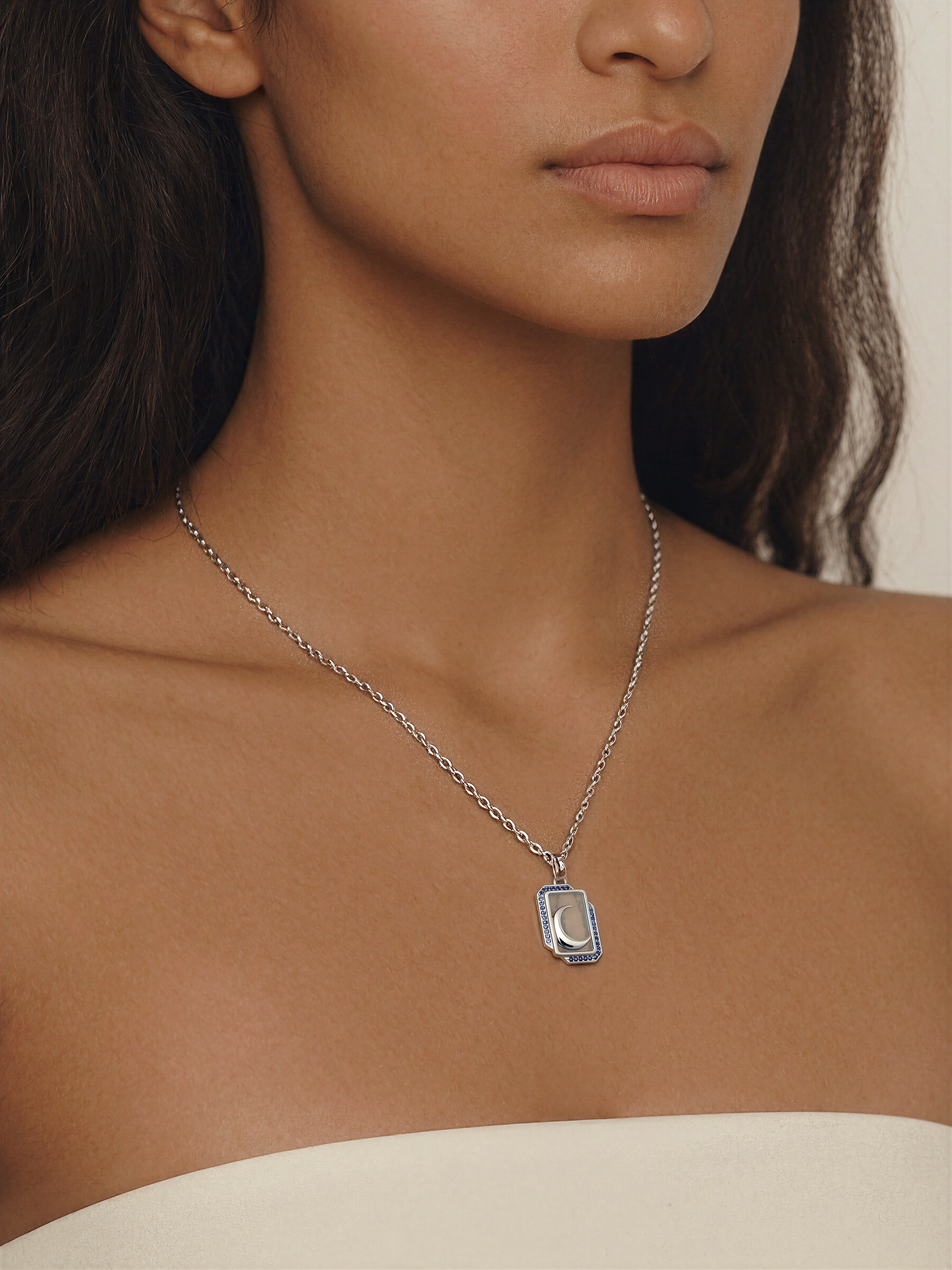 Winter Moon Necklace